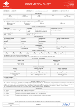 Stainless Steel - AISI 316Ti