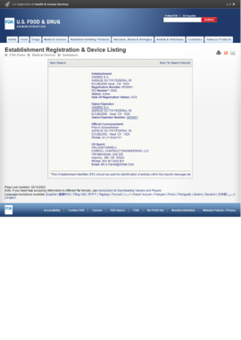 FDA Registered