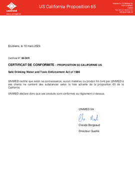 US California Proposition 65